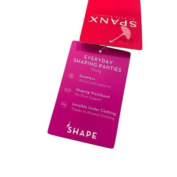 SPANX Womens Everyday Shaping Thong Panty XS Naked SS0815 Seamless Tummy Control - Picture 3 of 9